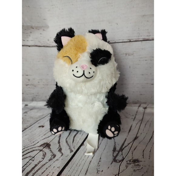 Belly Buddies Calico Fat Cat 13" Plush Large Soft Stuffed Animal Toy Nanco Cute - Picture 1 of 9